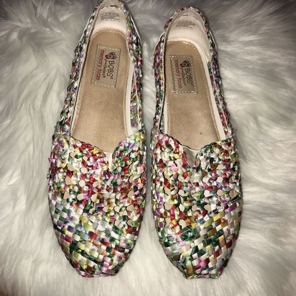 Multicolor BOBS slip ons